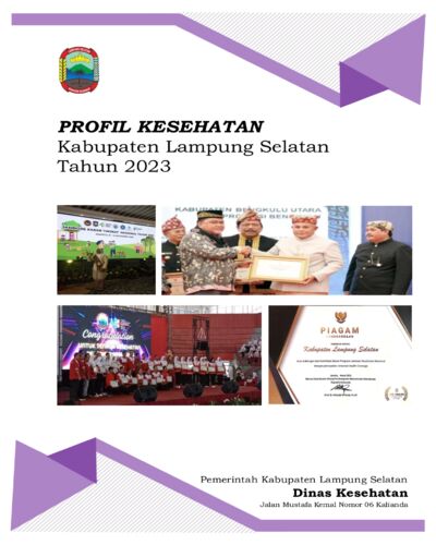 PROFIL KESEHATAN KABUPATEN LAMPUNG SELATAN TAHUN 2023
